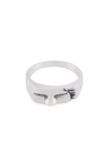 Serge Denimes Silver Zeus Ring In Silver