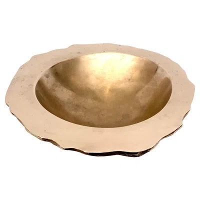 Pre-owned Serge Mansau For Monique Gerber Art Du Bronze Dish Vide Poche Numbered In Gold