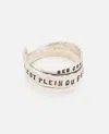 Serge Thoraval Bague "frisson" Baudelaire In Silver