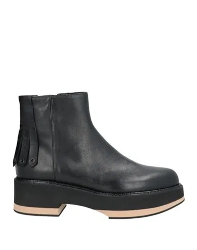 Sergio Cimadamore Woman Ankle Boots Black Size 10 Calfskin