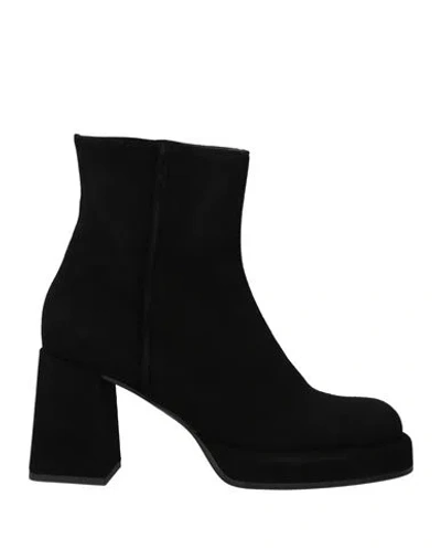 Sergio Cimadamore Woman Ankle Boots Black Size 6 Leather