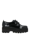 Sergio Cimadamore Woman Lace-up Shoes Black Size 8 Soft Leather In Black
