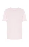 Sergio Hudson Bateau Neck Cotton Shirt In Pink