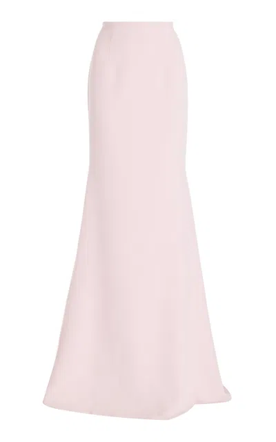 Sergio Hudson Bias Evening Train Skirt In Pink