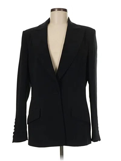 Pre-owned Sergio Hudson Blazer Jacket In Black