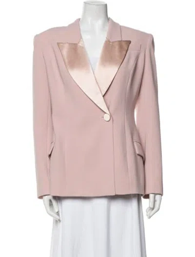 Pre-owned Sergio Hudson Blazer In Pink