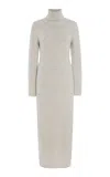 Sergio Hudson Bodycon Cashmere Dress In Grey