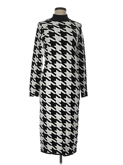 Pre-owned Sergio Hudson Casual Dress In Gray