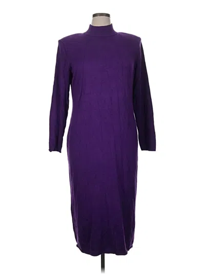 Pre-owned Sergio Hudson Casual Dress In Purple