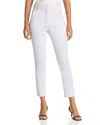 Sergio Hudson Cropped Cotton Pants In Silver