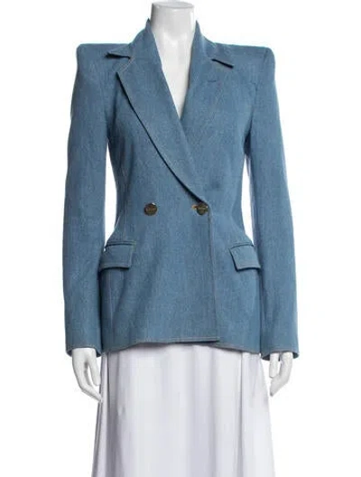 Pre-owned Sergio Hudson Denim Jacket In Blue