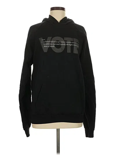 Pre-owned Sergio Hudson Pullover Hoodie In Black