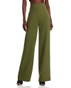 Sergio Hudson Signature High-waisted Wide-leg Pants In Army