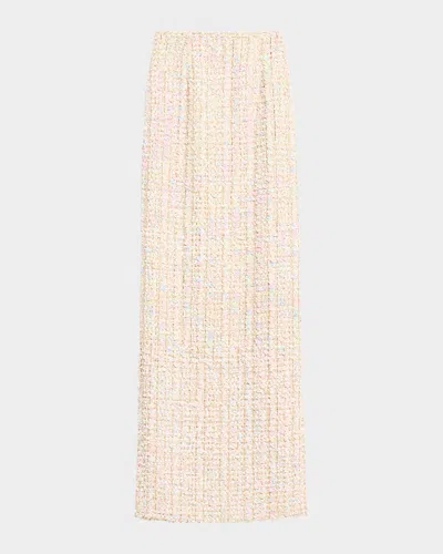 SERGIO HUDSON TWEED MAXI SKIRT