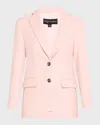 Sergio Hudson Two Button Sb Blazer In Pink
