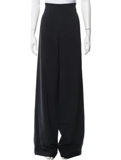 Pre-owned Sergio Hudson Wide Leg Pants In Blue