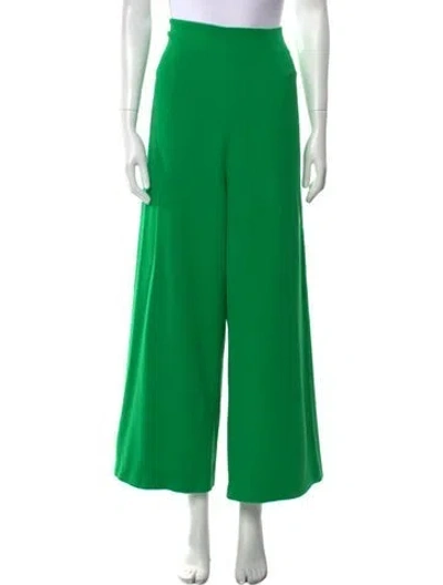 Pre-owned Sergio Hudson Wide Leg Pants In Green
