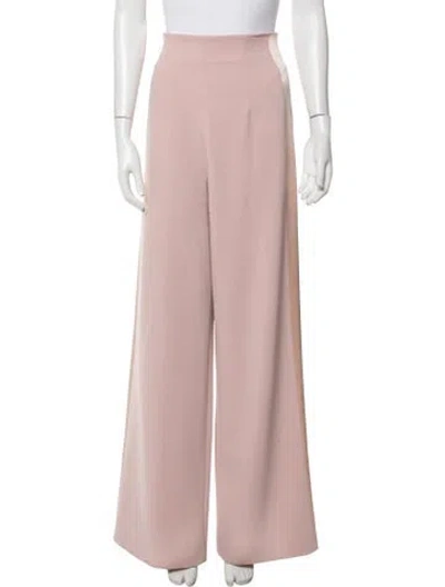 Pre-owned Sergio Hudson Wide Leg Pants In Pink