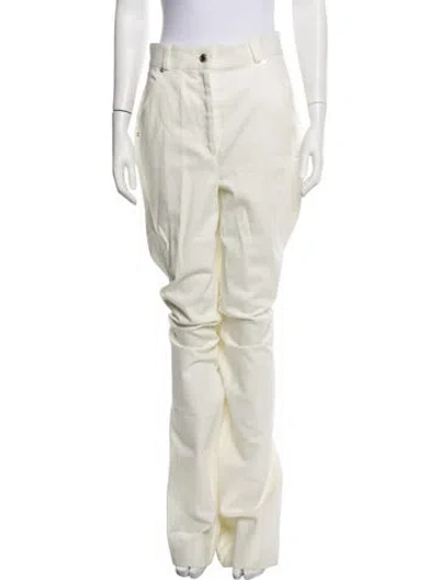 Pre-owned Sergio Hudson Wide Leg Pants W/ Tags In Neutrals