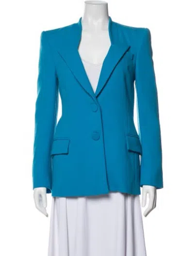 Pre-owned Sergio Hudson Wool Blazer In Blue