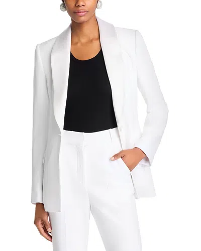 Sergio Hudson Wool Blend Blazer In White