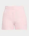 Sergio Hudson Wool Tailored Shorts In Blush