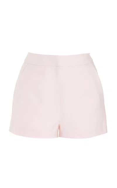 Sergio Hudson Zip Front Short In Pink