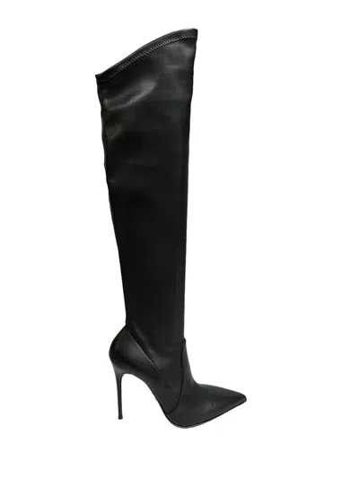 Sergio Levantesi - Black Leather Boot Art.lupa23 (4382) Lupa23