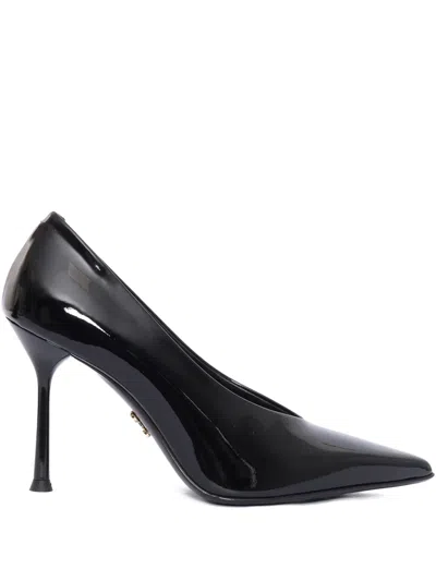 SERGIO LEVANTESI 100MM MODERNA56 LEATHER PUMPS