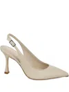 Sergio Levantesi Pointed Toe Slingback Heels In Neutral