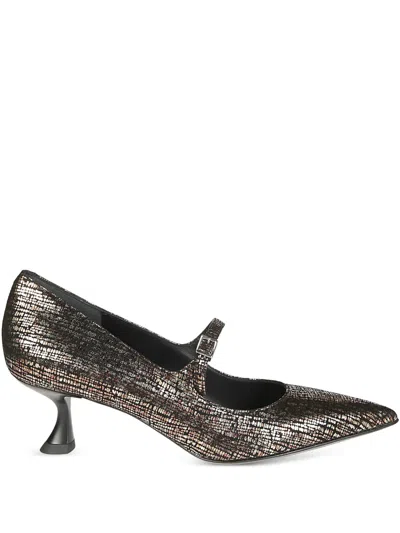Sergio Levantesi 50mm Leather Pumps In Black