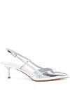 Sergio Levantesi 60mm Carlotta Sandals In Silver
