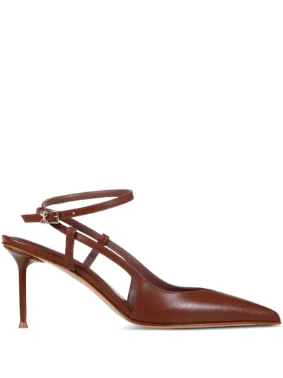 Sergio Levantesi 70mm Ginny Pumps In Brown