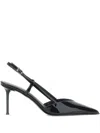 Sergio Levantesi 70mm Giulia Slingback Pumps In Black
