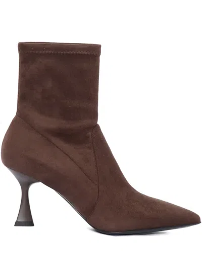 SERGIO LEVANTESI 70MM JANET56 SUEDE BOOTS
