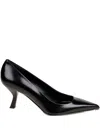 Sergio Levantesi 70mm Kendra Pointed-toe Stiletto Pumps In Black
