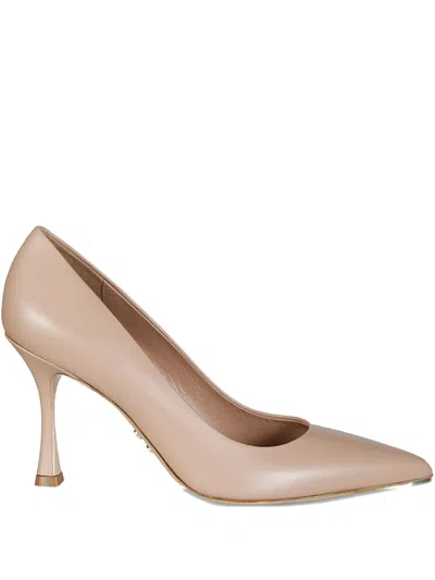 Sergio Levantesi 80mm Pointed Pumps In Neutral