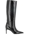Sergio Levantesi 80mm Pointed-toe Leather Boots In Black
