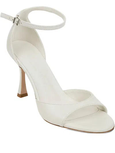 Sergio Levantesi 90mm Ankle-strap Leather Pumps In White