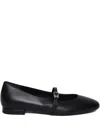 Sergio Levantesi Ambra56 Strap Ballet Flats In Black
