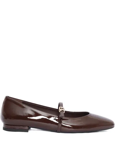 SERGIO LEVANTESI AMBRA56 STRAP BALLET FLATS