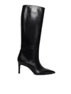 Sergio Levantesi 56mm Ginevra Leather Boot In Black