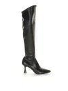 Sergio Levantesi Stretch Leather Boot In Black