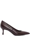 Sergio Levantesi Brunella56 Pointed Pumps In Brown