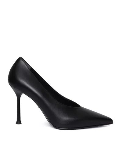 SERGIO LEVANTESI CALF BLACK PUMPS