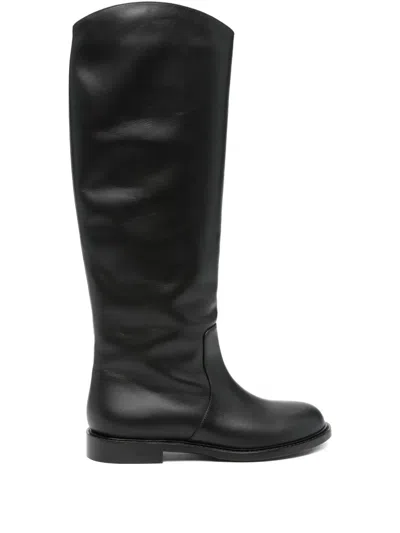 Sergio Levantesi Calf Leather Knee-high Boots