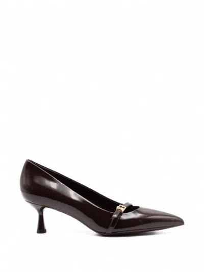Sergio Levantesi Carlotta Pointed-toe Pumps In Brown