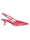 Sergio Levantesi Chanel Corallo T 50 Slingbacks In Pink