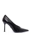 Sergio Levantesi 100mm Moderna56 Leather Pumps In Black