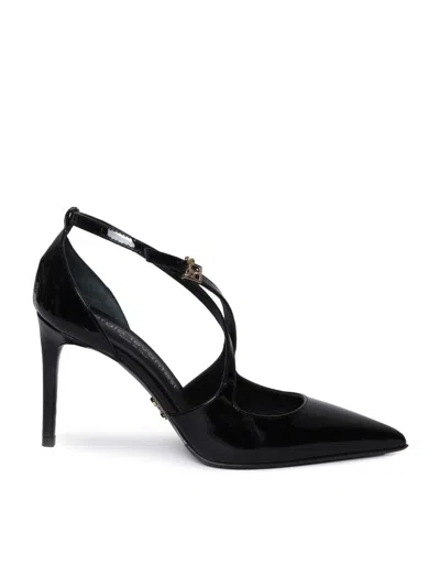 SERGIO LEVANTESI DELIZIA56 BLACK PATENT SHOE